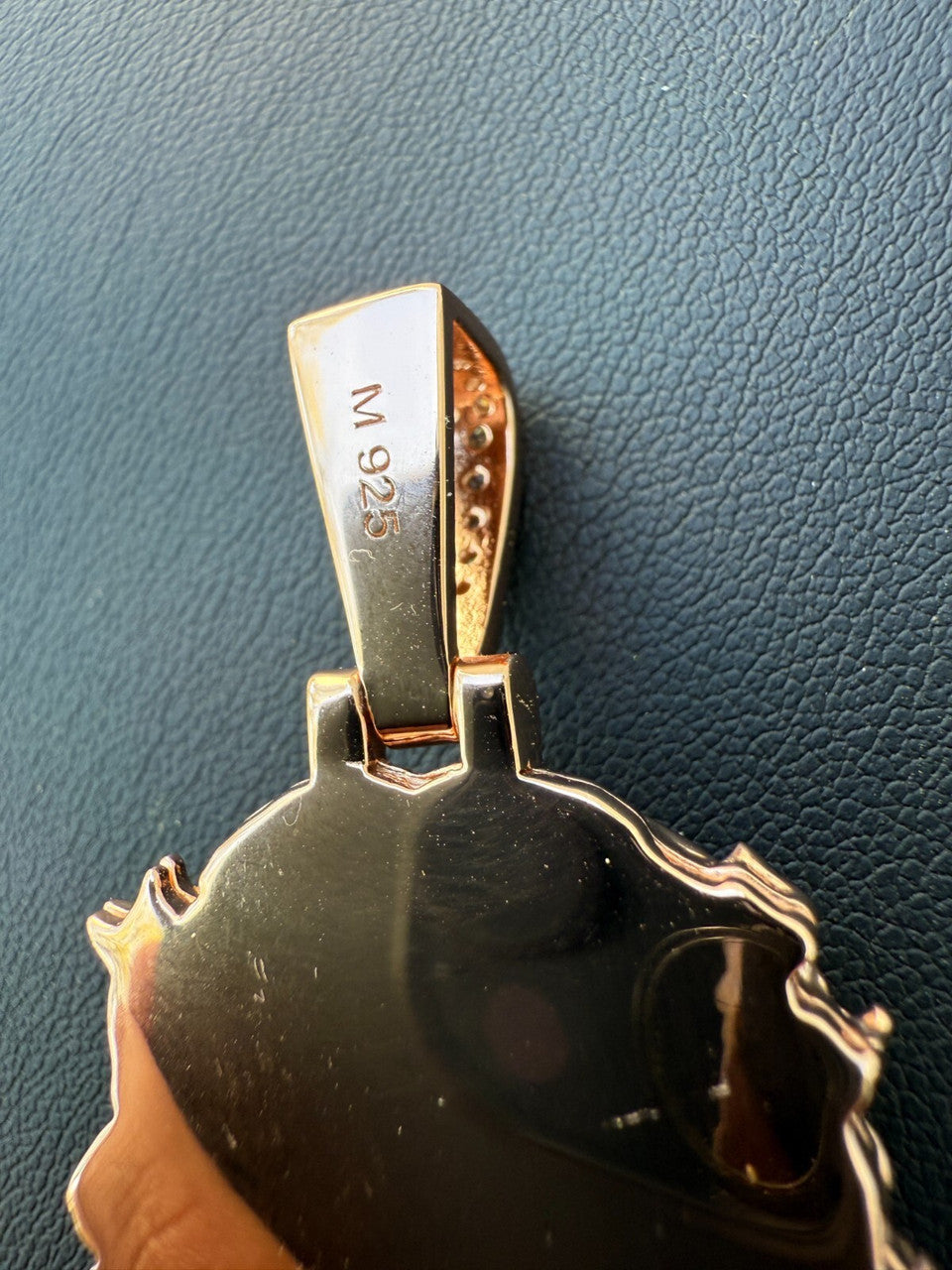 MOISSANITE #1 Bestseller Jesus Piece Pendant - 14k Rose Gold Vermeil 925 Silver - 3 Sizes 1.5"-3"
