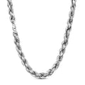 BIGGEST BOSS Rope Chain Necklace - 925 Sterling Silver - 18"-30" - 12.5mm