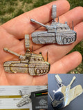 SERIES 6: Limited Edition Moissanite Army Tank Pendant Harlembling x Romeo Brown