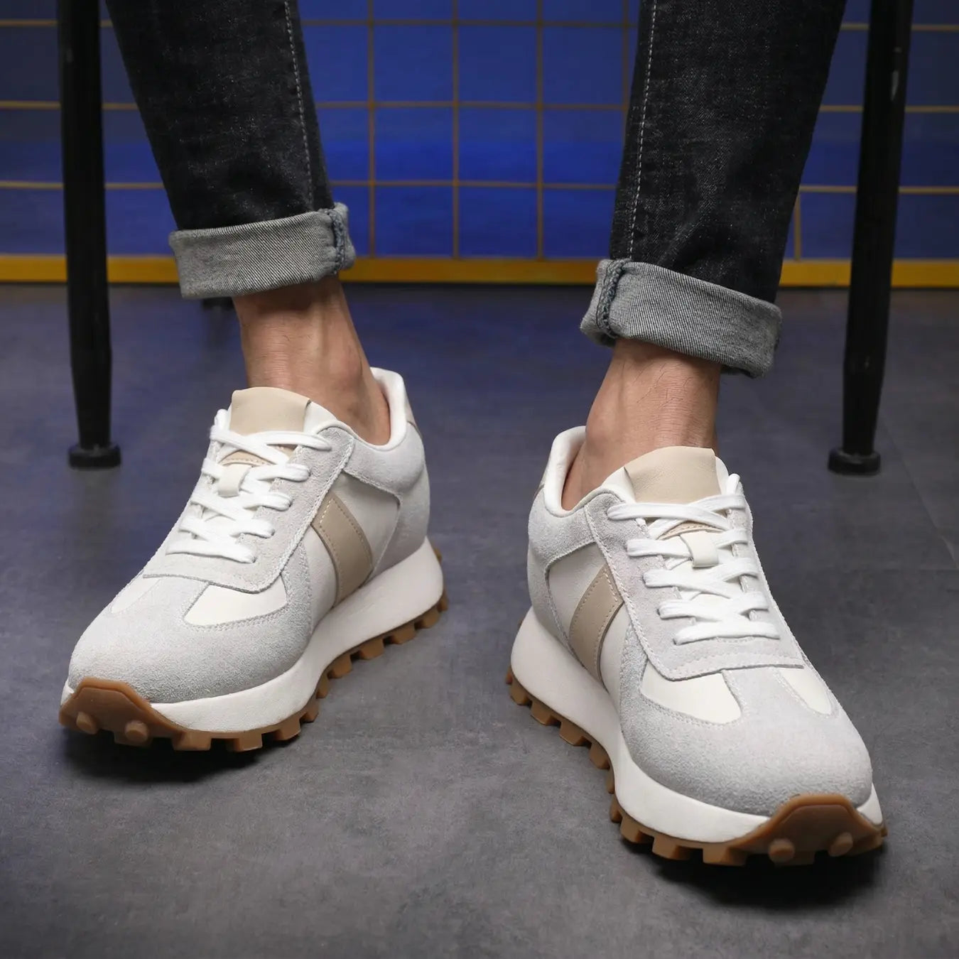 TRAMONTANA — Zapatilla con alza de 9 cm