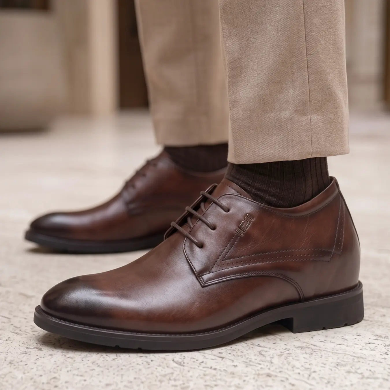 DUERO — Zapato de vestir con alza de 8 cm