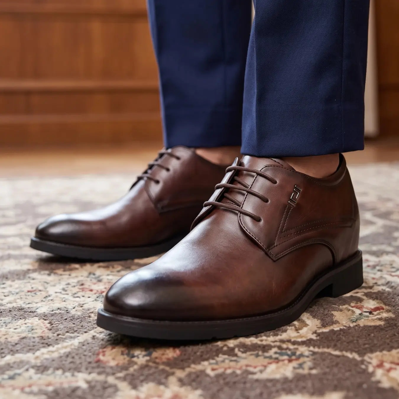 DUERO — Zapato de vestir con alza de 8 cm
