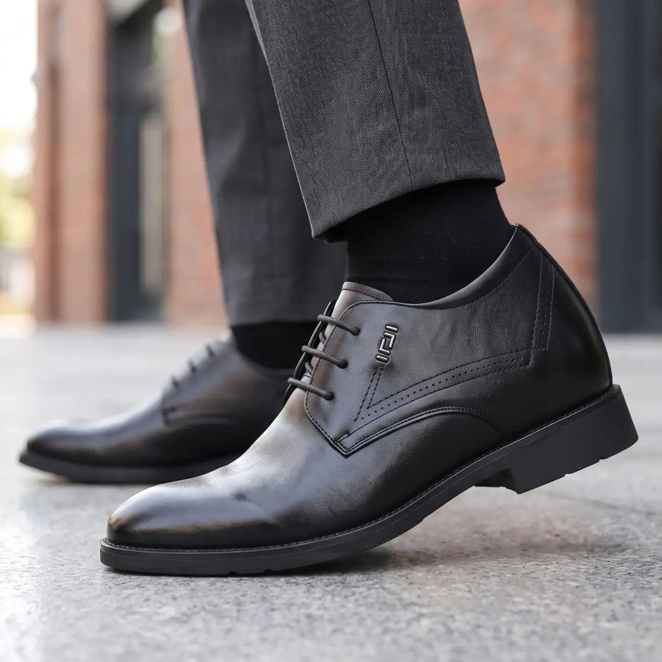 DUERO — Zapato de vestir con alza de 8 cm