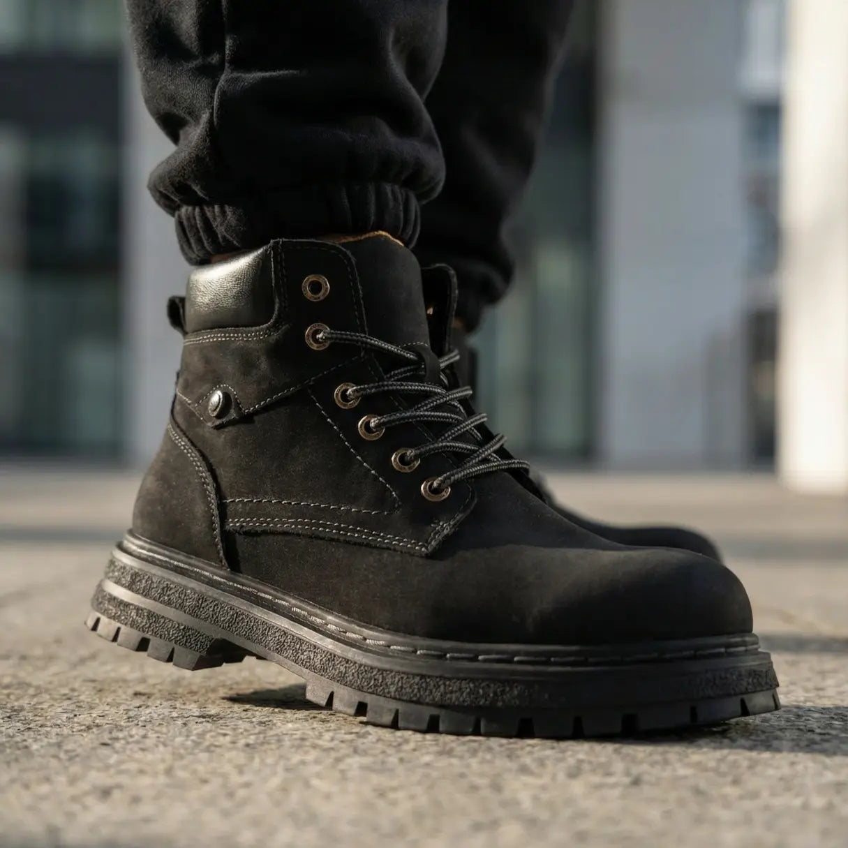 ANETO — Bota con alza de 9 cm
