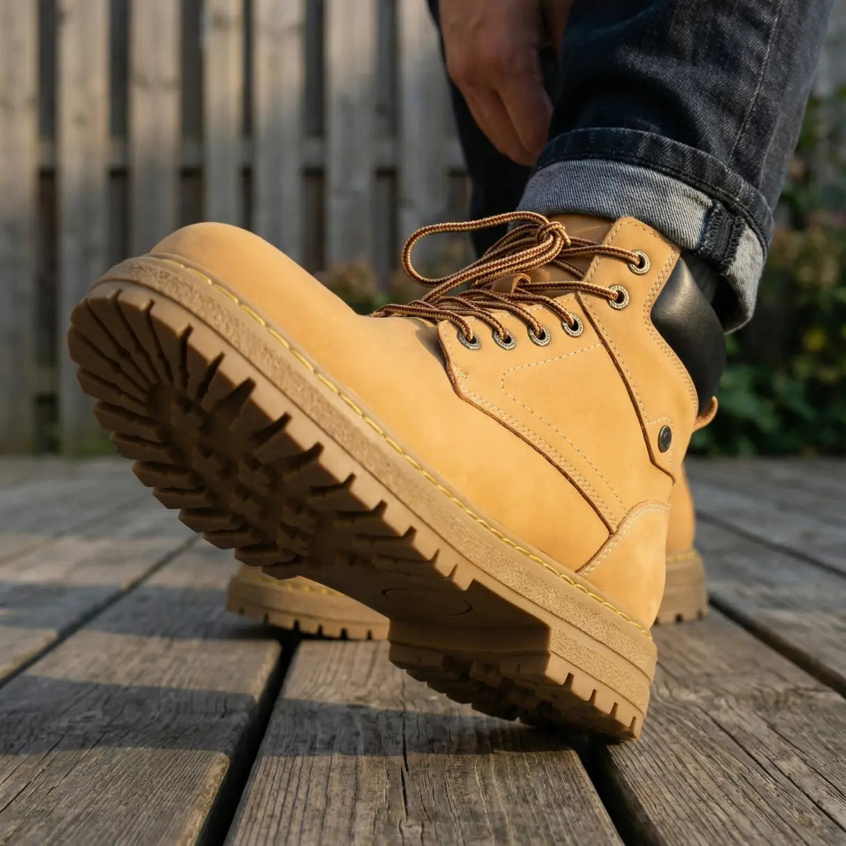 ANETO — Bota con alza de 9 cm