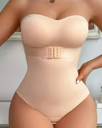Body Faja Sin Tirantes Sin Costuras con Corte Tanga