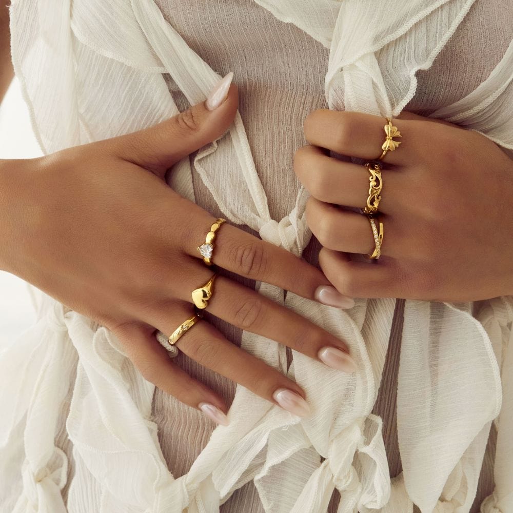 Anillo Alma — Aro ancho calado