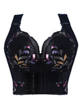 Sujetador Push Up Sin Aro con Laterales Anchos y Tirantes Regulables
