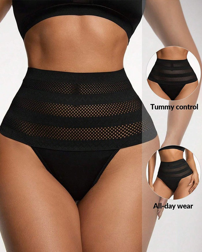 Braguita Faja Tanga de Talle Alto Transpirable – Control de Abdomen