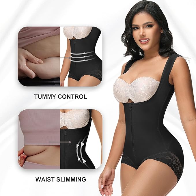 Faja Colombiana con Doble Control de Abdomen y Soporte Lumbar