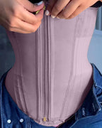 Faja Chaleco con Cremallera y 15 Varillas de Acero