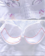 Sujetador Push Up Sin Aro con Laterales Anchos y Tirantes Regulables