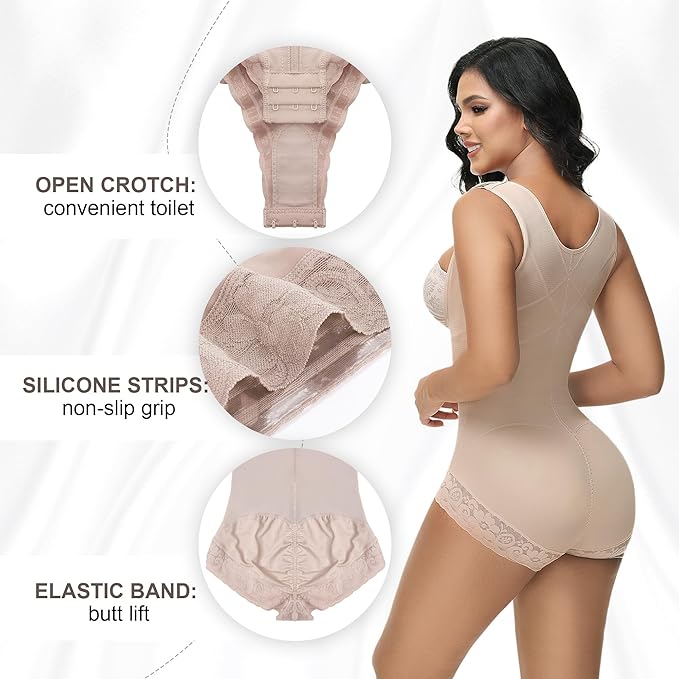 Faja Colombiana con Doble Control de Abdomen y Soporte Lumbar