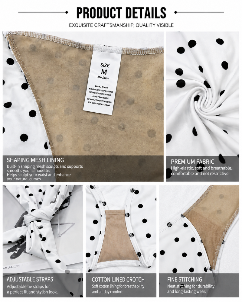 Conjunto Bañador con Corsé Moldeador Desmontable – Efecto Reloj de Arena