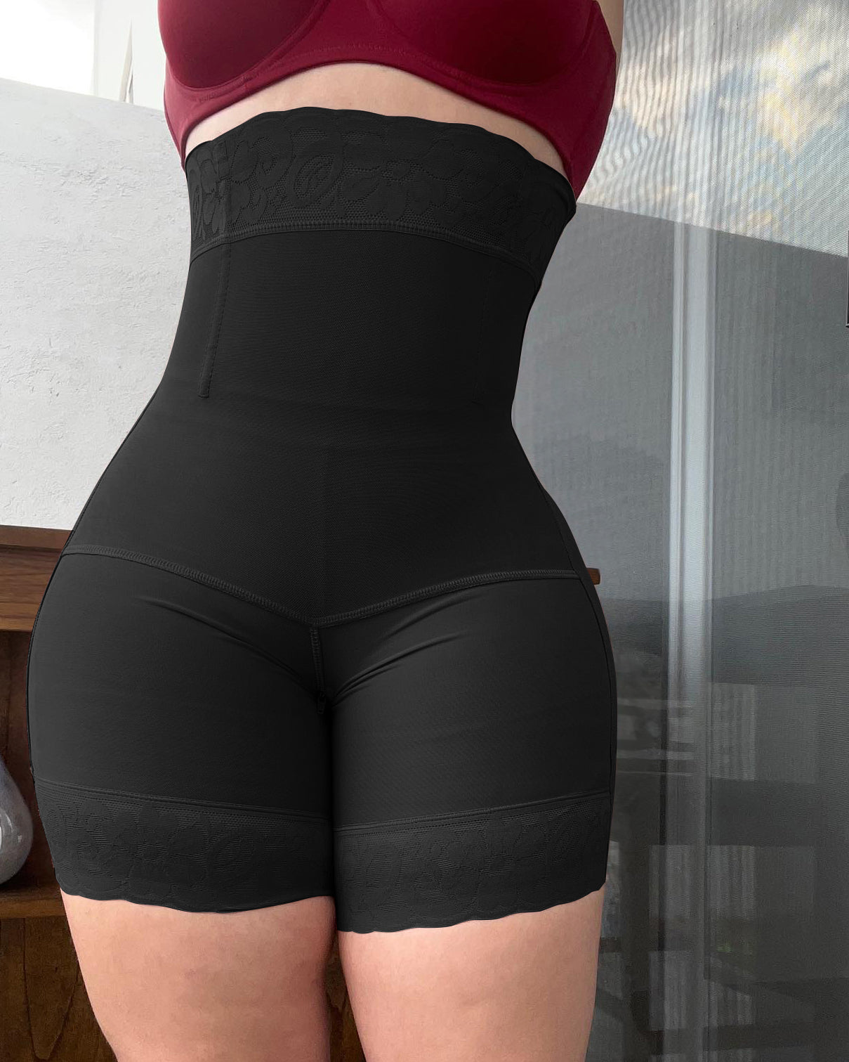 Short Faja Colombiana de Talle Alto con Efecto Push Up