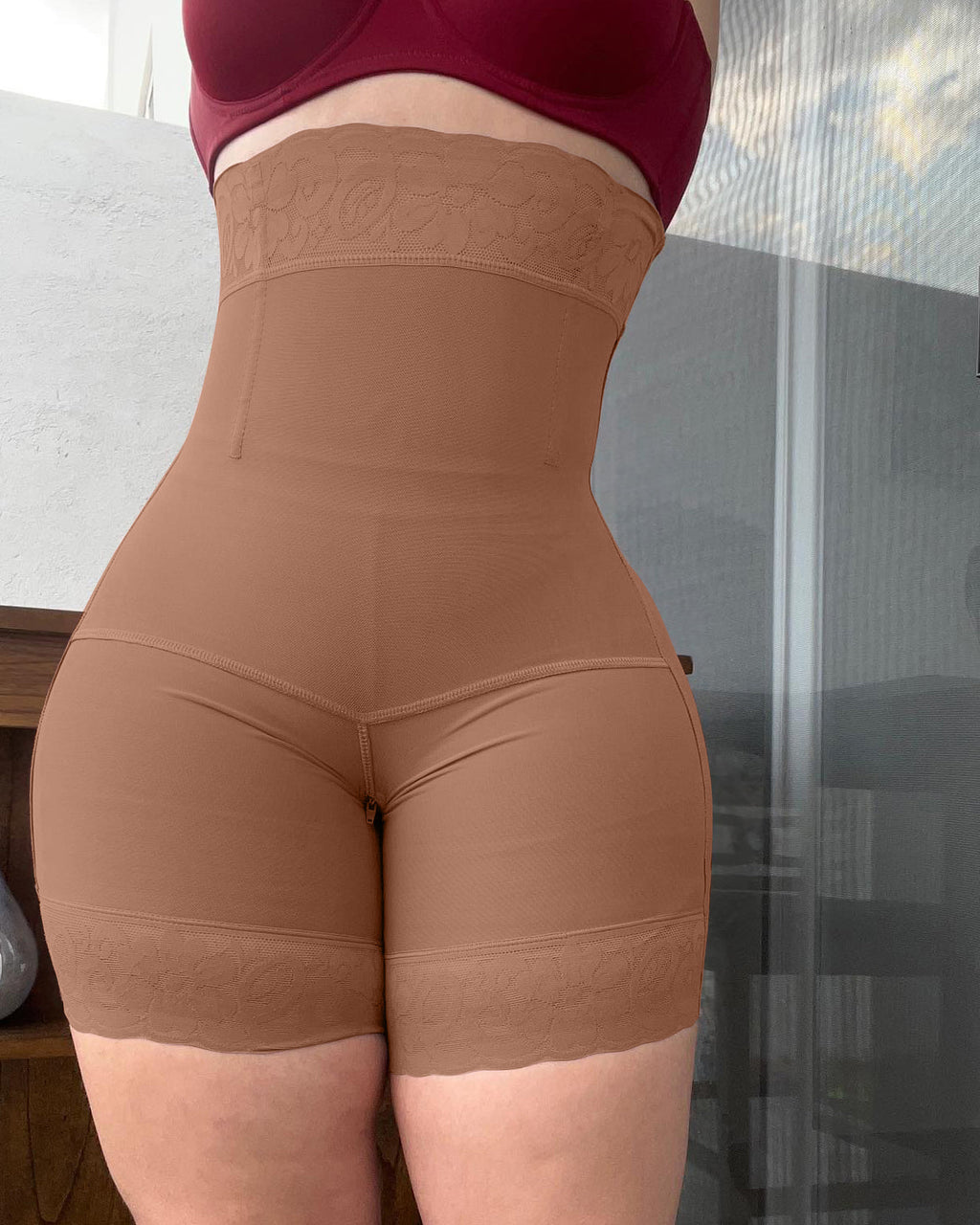 Short Faja Colombiana de Talle Alto con Efecto Push Up