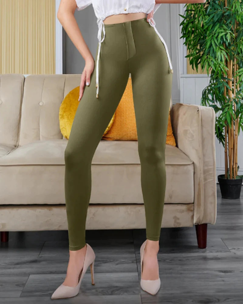 Leggings Moldeadores de Talle Alto con Efecto Push Up