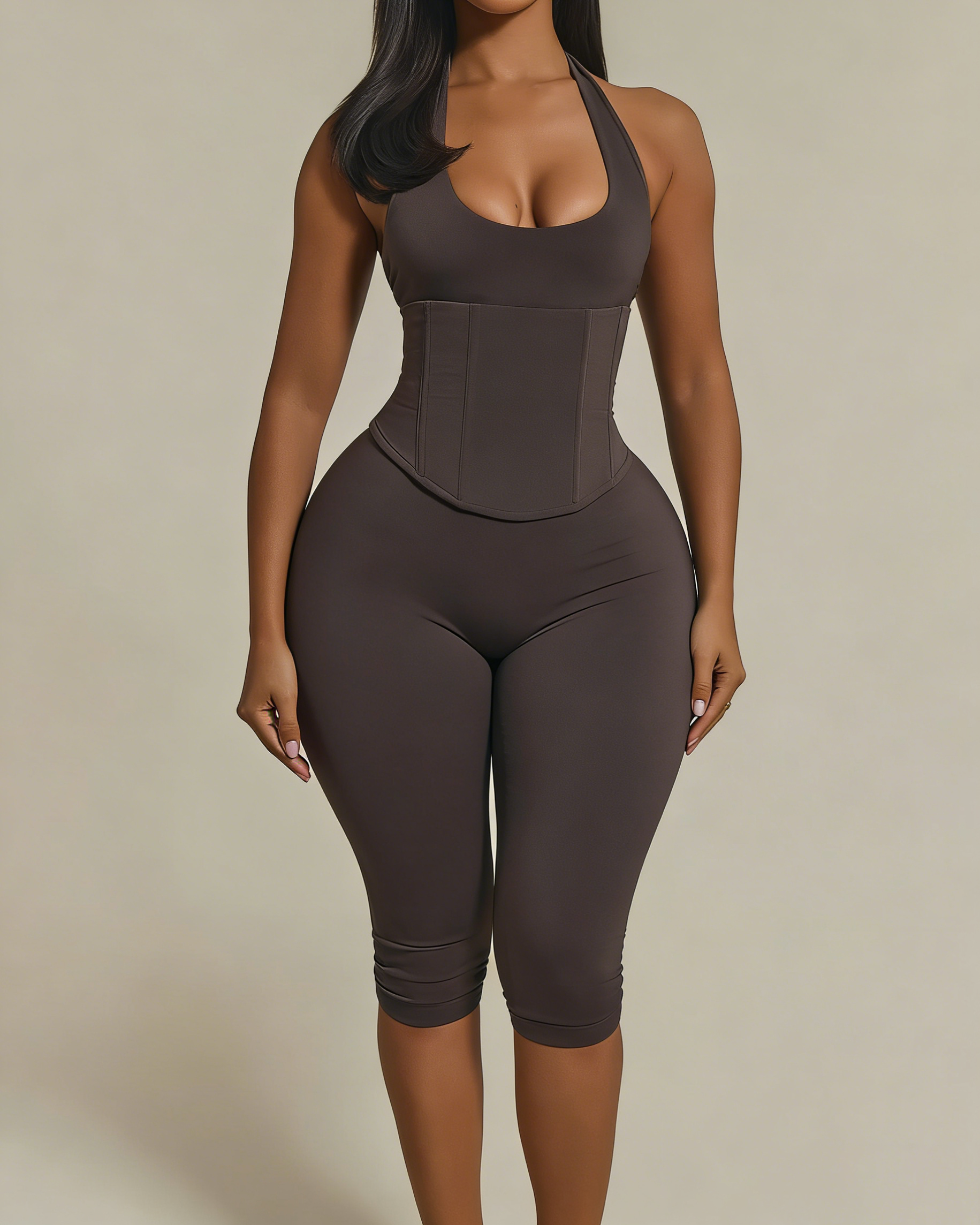 Conjunto Mono Capri con Corsé Moldeador Desmontable