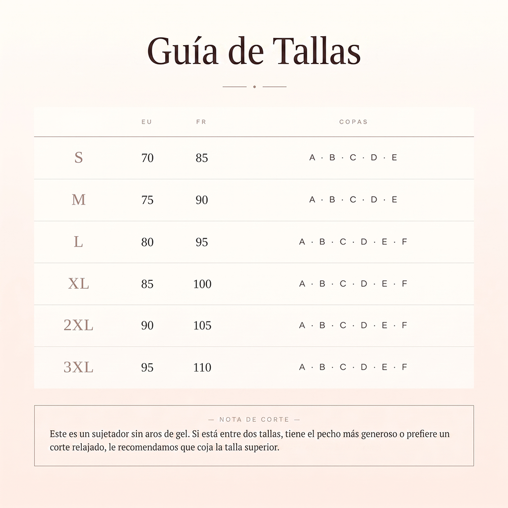 Sujetador Segunda Piel Sin Aros