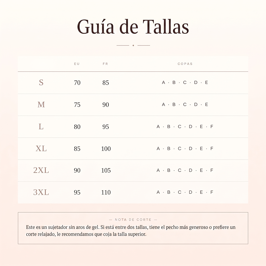 Guía de tallas