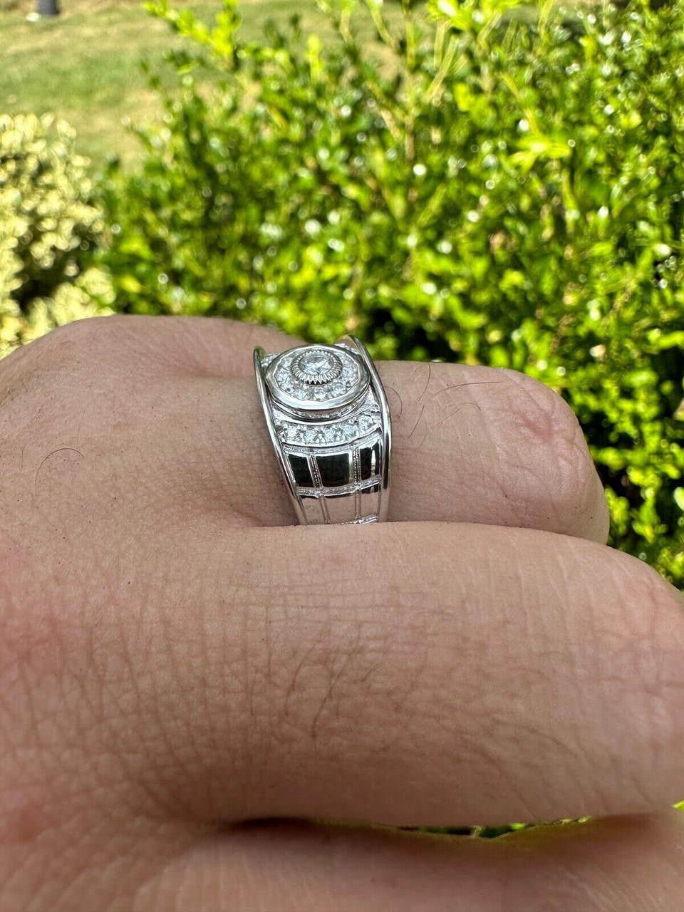 MOISSANITE Simple Ring Harlembling Classic Since 2015 - 925 Silver