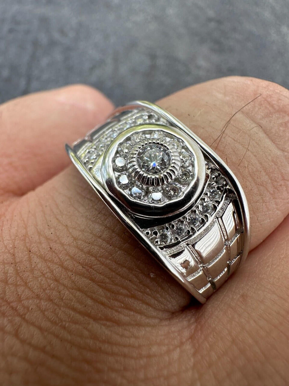 MOISSANITE Simple Ring Harlembling Classic Since 2015 - 925 Silver