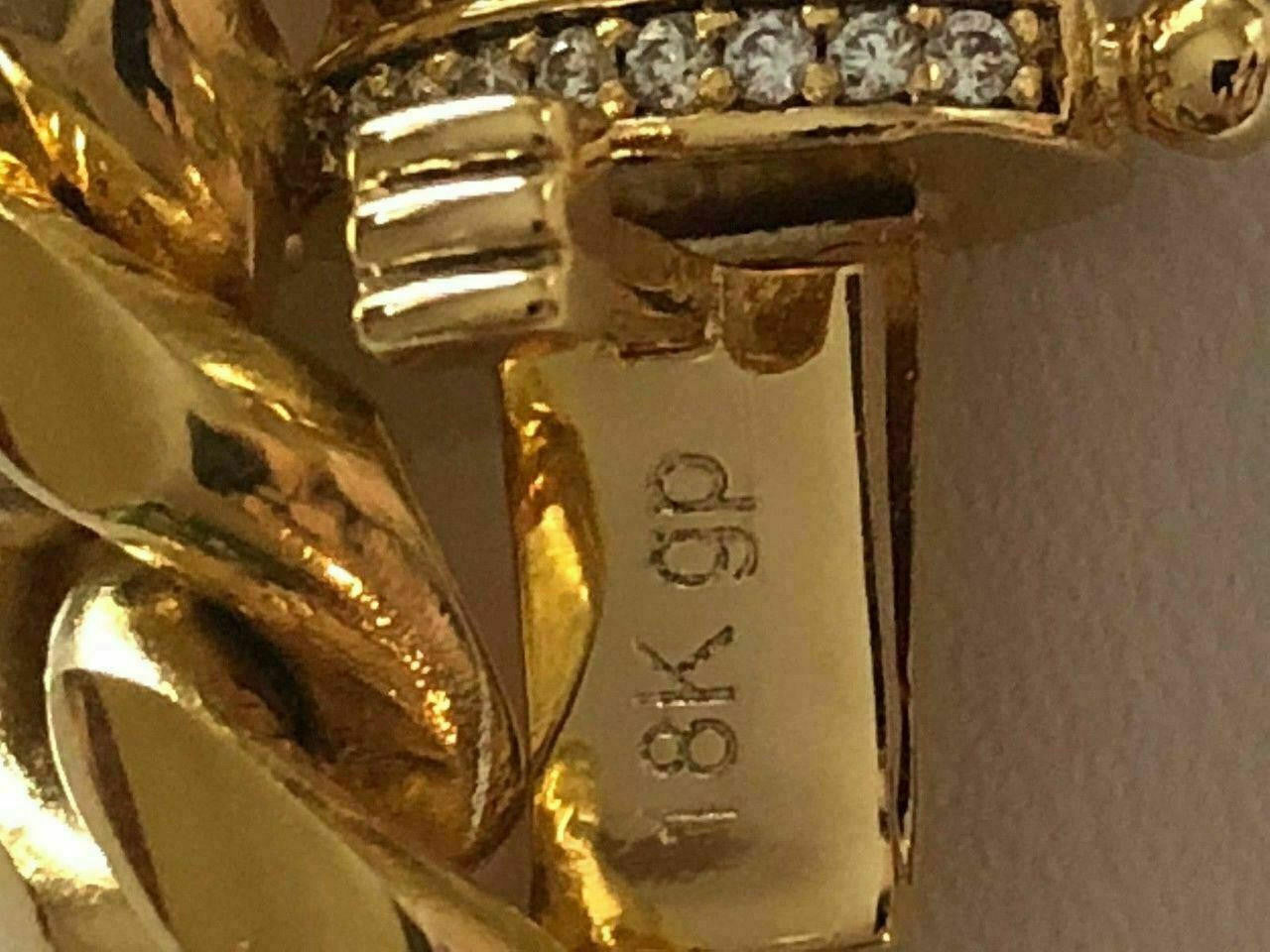 14K-18K Gold Plated Stainless Steel Cuban Link Chain W. 1ct Diamond Clasp