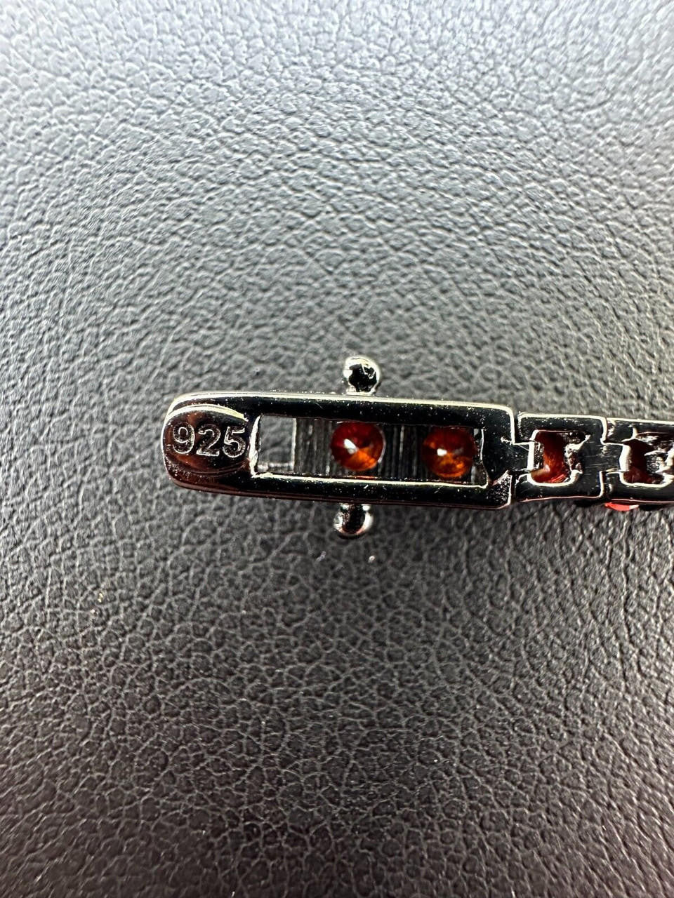 3mm Deep Red CZ Tennis Bracelet Real Iced 925 Sterling Silver Mens Ladies 6-8.5"