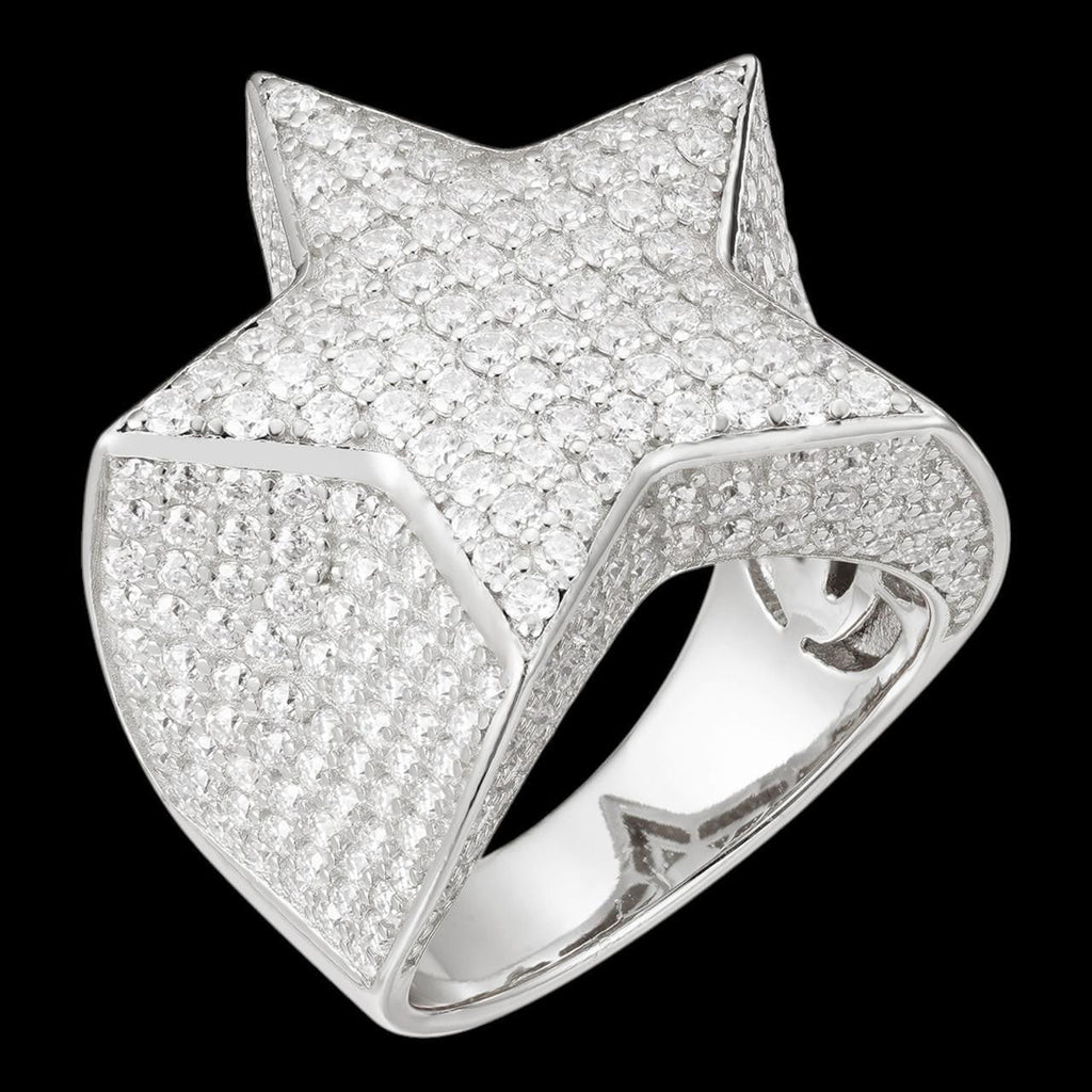 4.99ct Real DIAMOND Ice Star Classic Ring - 925 Silver