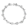 "Barbed Wire" Custom Bracelet - 925 Sterling Silver - 7"-9" - 8mm