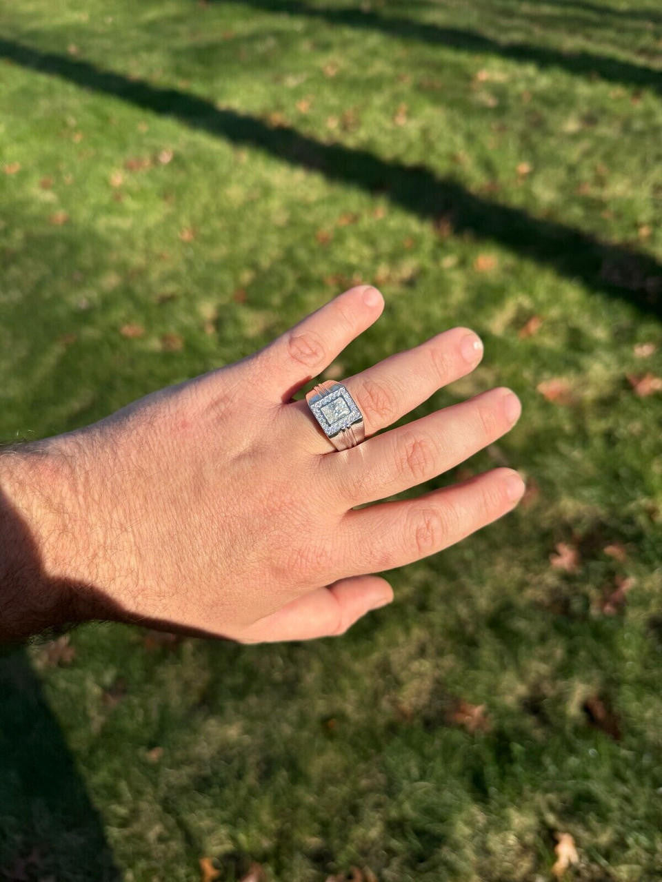 Moissanite Icy Swag Baguette Cut Ring -  925 Silver