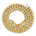 Canary Yellow MOISSANITE Tennis Chain Necklace Iced Out - 925 Silver - 5mm - 16"-30"