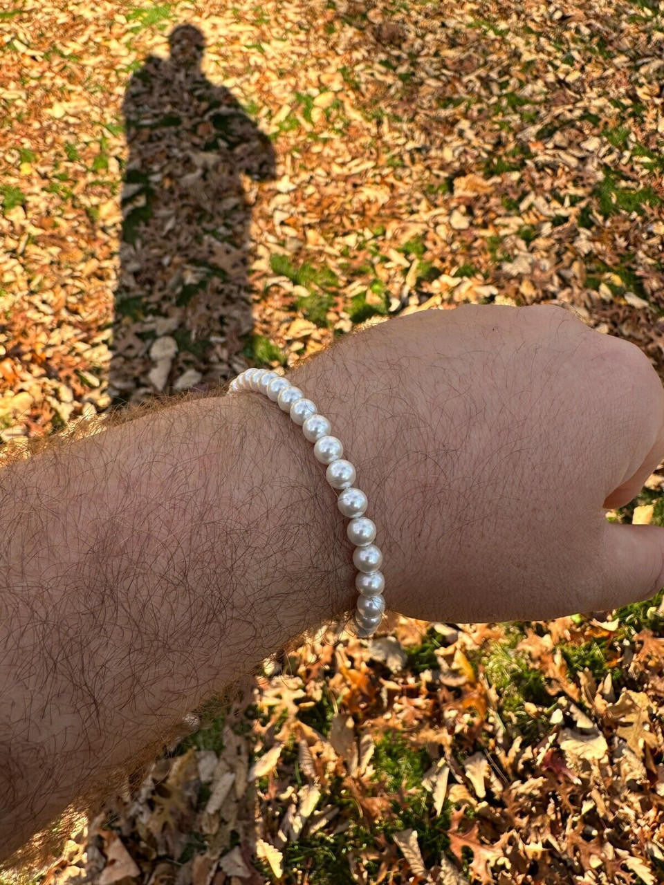 Cultured Pearl Chain Bracelet - 925 Silver - 6"-8.5" - 4mm-10mm