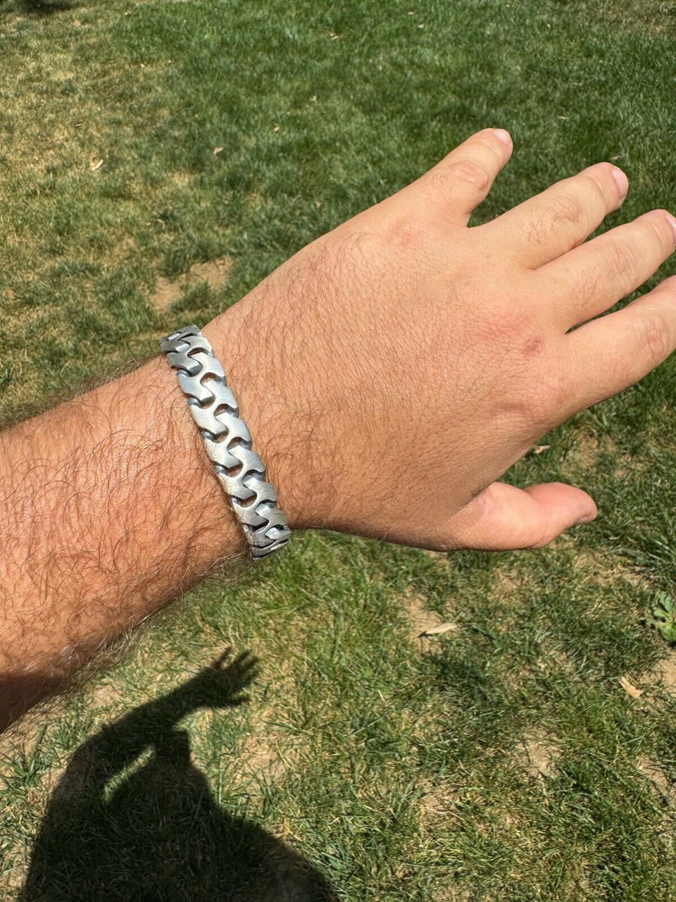 Miami Crazy Cuban Loco Bracelet - 925 Sterling Silver Oxidized Gunmetal - 7"-9" - 12mm