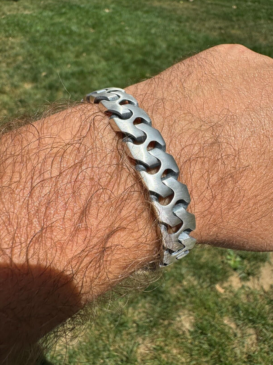 Miami Crazy Cuban Loco Bracelet - 925 Sterling Silver Oxidized Gunmetal - 7"-9" - 12mm