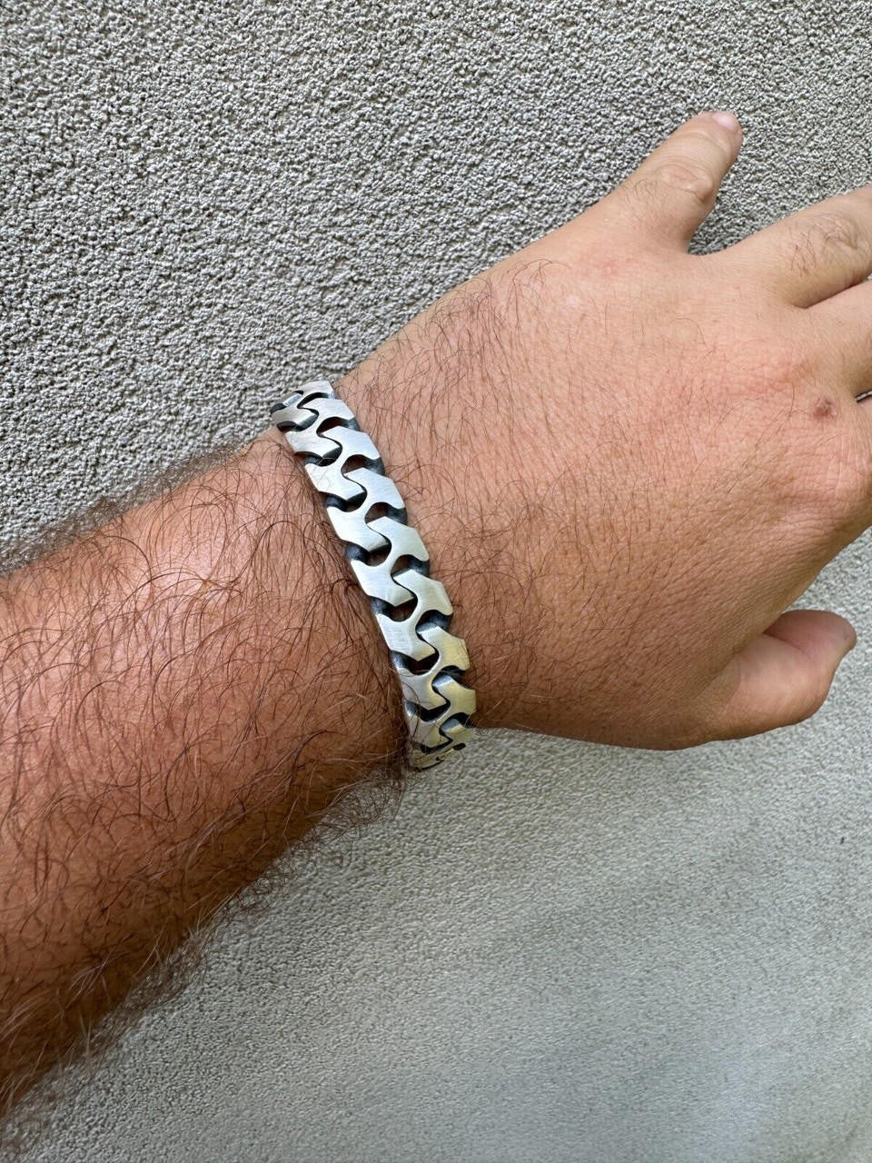 Miami Crazy Cuban Loco Bracelet - 925 Sterling Silver Oxidized Gunmetal - 7"-9" - 12mm