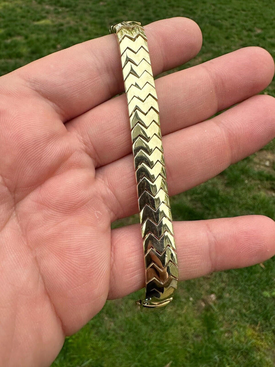 Monaco Snake Bracelet - Hollow 14k Gold Vermeil 925 Sterling Silver - 6"- 8.5" - 10mm