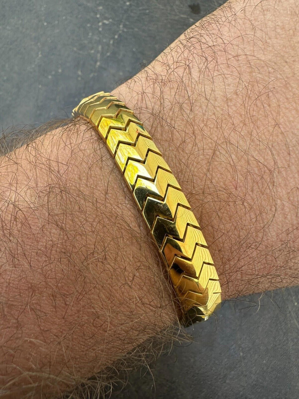Monaco Snake Bracelet - Hollow 14k Gold Vermeil 925 Sterling Silver - 6"- 8.5" - 10mm