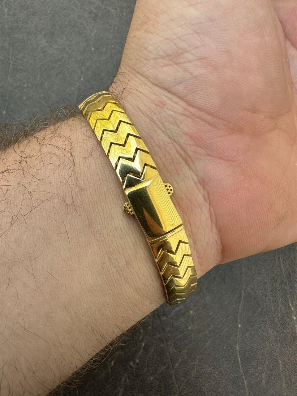 Monaco Snake Bracelet - Hollow 14k Gold Vermeil 925 Sterling Silver - 6"- 8.5" - 10mm