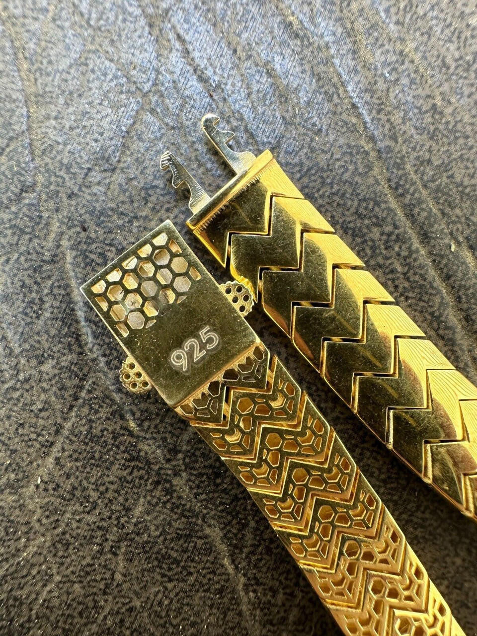 Monaco Snake Bracelet - Hollow 14k Gold Vermeil 925 Sterling Silver - 6"- 8.5" - 10mm