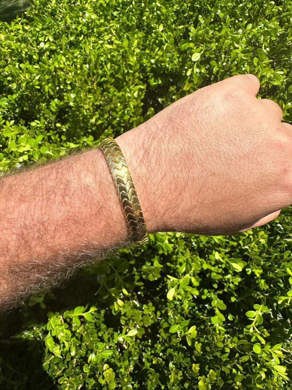 Monaco Snake Bracelet - Hollow 14k Gold Vermeil 925 Sterling Silver - 6"- 8.5" - 10mm