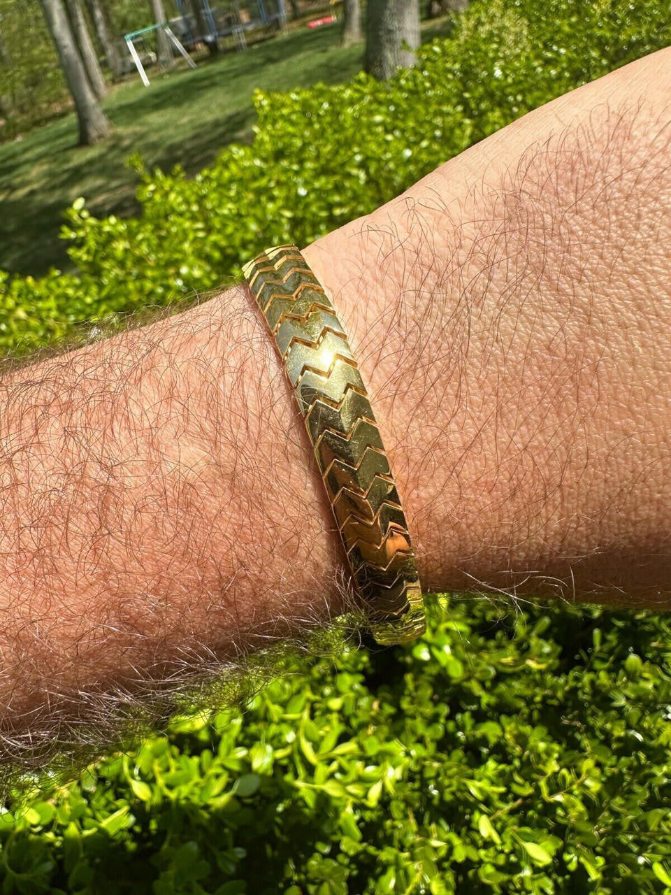 Monaco Snake Bracelet - Hollow 14k Gold Vermeil 925 Sterling Silver - 6"- 8.5" - 10mm