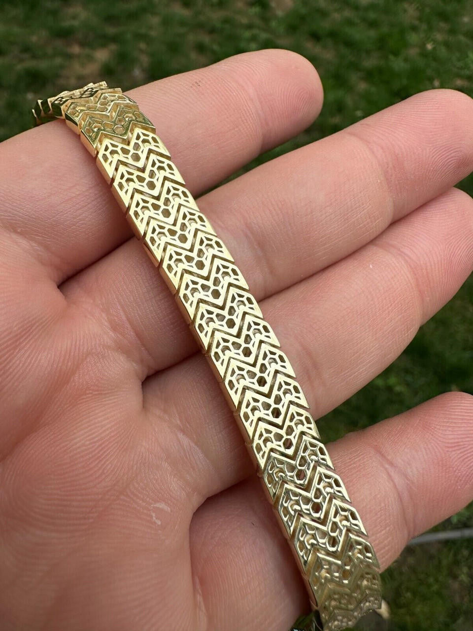 Monaco Snake Bracelet - Hollow 14k Gold Vermeil 925 Sterling Silver - 6"- 8.5" - 10mm