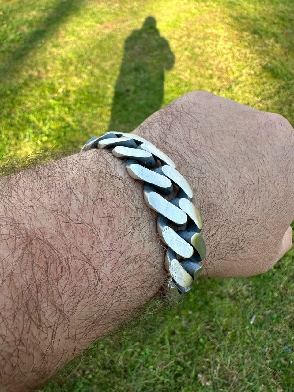Graduated Miami Cuban Bracelet - 925 Sterling Silver Oxidized Gunmetal - 7"-9" - 12-20mm