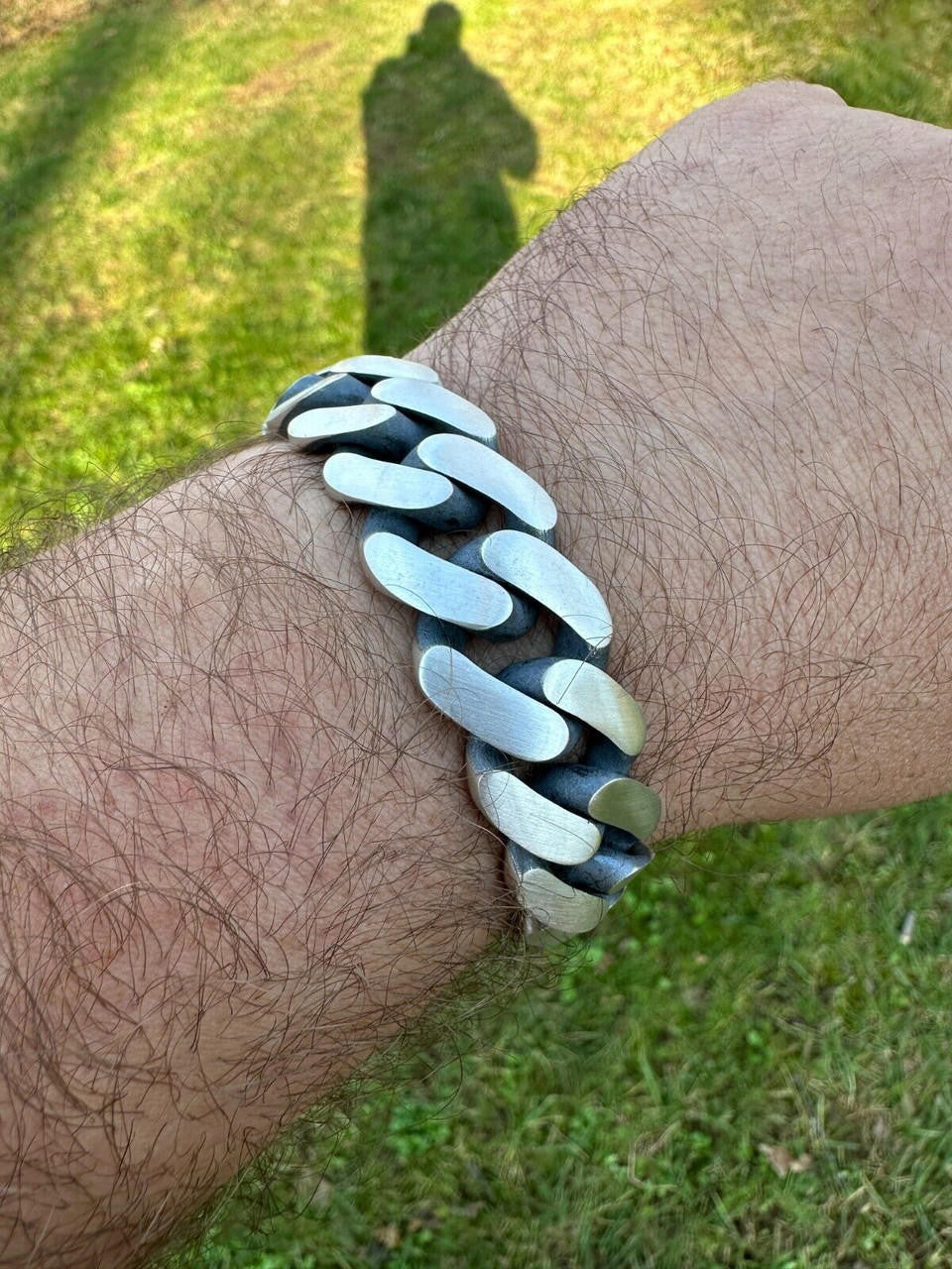 Graduated Miami Cuban Bracelet - 925 Sterling Silver Oxidized Gunmetal - 7"-9" - 12-20mm
