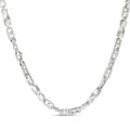 Greek Key Chain Necklace Or Bracelet - 925 Sterling Silver - 7"-28" - 7mm