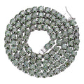 Green Tiffany Blue MOISSANITE Tennis Chain Necklace Iced Out - 925 Silver - 5mm - 16"-28"