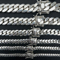 HANDMADE IN USA Miami Cuban Link Chain Necklace Or Bracelet - 999 Fine Silver - 7"-36" - 8mm-28mm TAKES 2-3 WEEKS TO MAKE