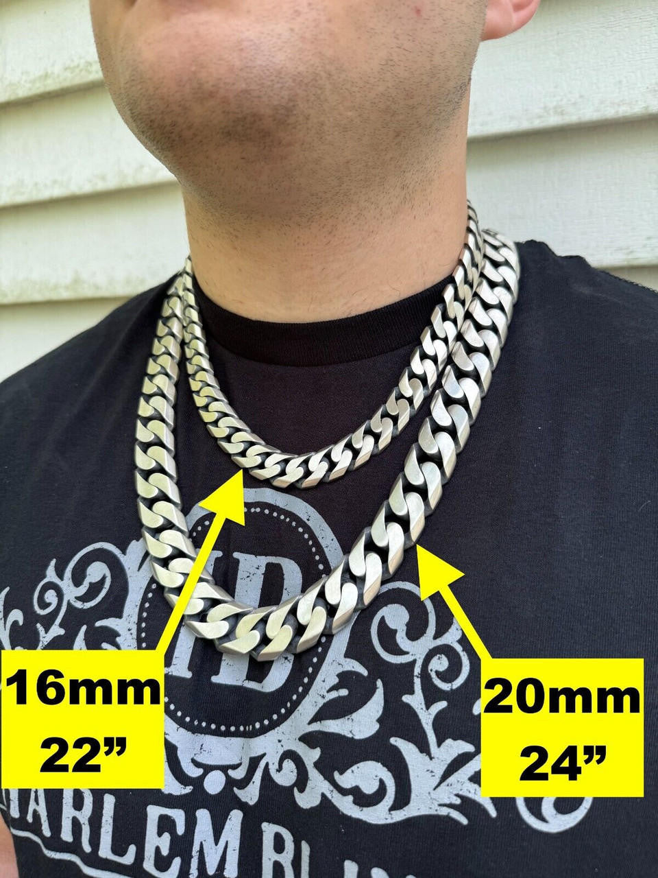 Modern Miami Cuban Link Chain Necklace Or Bracelet - 925 Sterling Silver Oxidized Gunmetal Finish - 7"-28" - 6mm-20mm