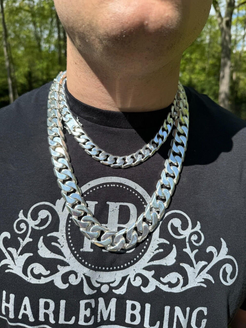 Modern Miami Cuban Link Chain Necklace Or Bracelet - High Polished 925 Sterling Silver - 7"-28" - 6mm-20mm